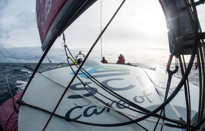 Onboard Team SCA - Beautiful sailing conditions - Leg five to Itajai -  Volvo Ocean Race 2015 © Anna-Lena Elled/Team SCA